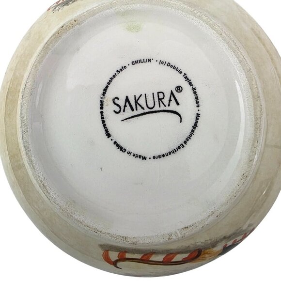 Sakura Oneida Debbie Taylor Kerman Holiday Penguins 'Chillin' Plate & Bowl Set - Picture 9 of 16